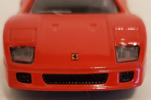 Maisto rot Ferrari F40 Rückzug/Reibung Modell Auto Druckguss 1:39 lose (GG) - Bild 5 von 16