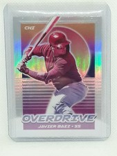 Javier Baez 2021 Chronicles Overdrive Holo - #1  - Chicago Cubs