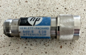 HP 8491B Coaxial  RF Attenuator  DC to 18 GHz  6 dB
