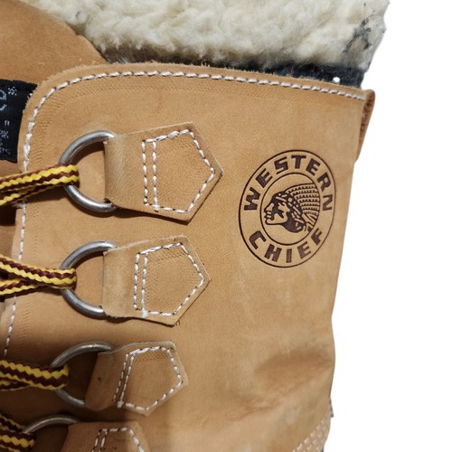 Western Chief Snow Boots Mens Size 7 Rubber Sherpa Lined - Picture 7 of 10