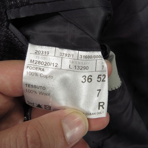 Giacca Canali 1934 uomo 42R nero antracite pied de poule lana blazer cappotto sportivo - Foto 9 di 16