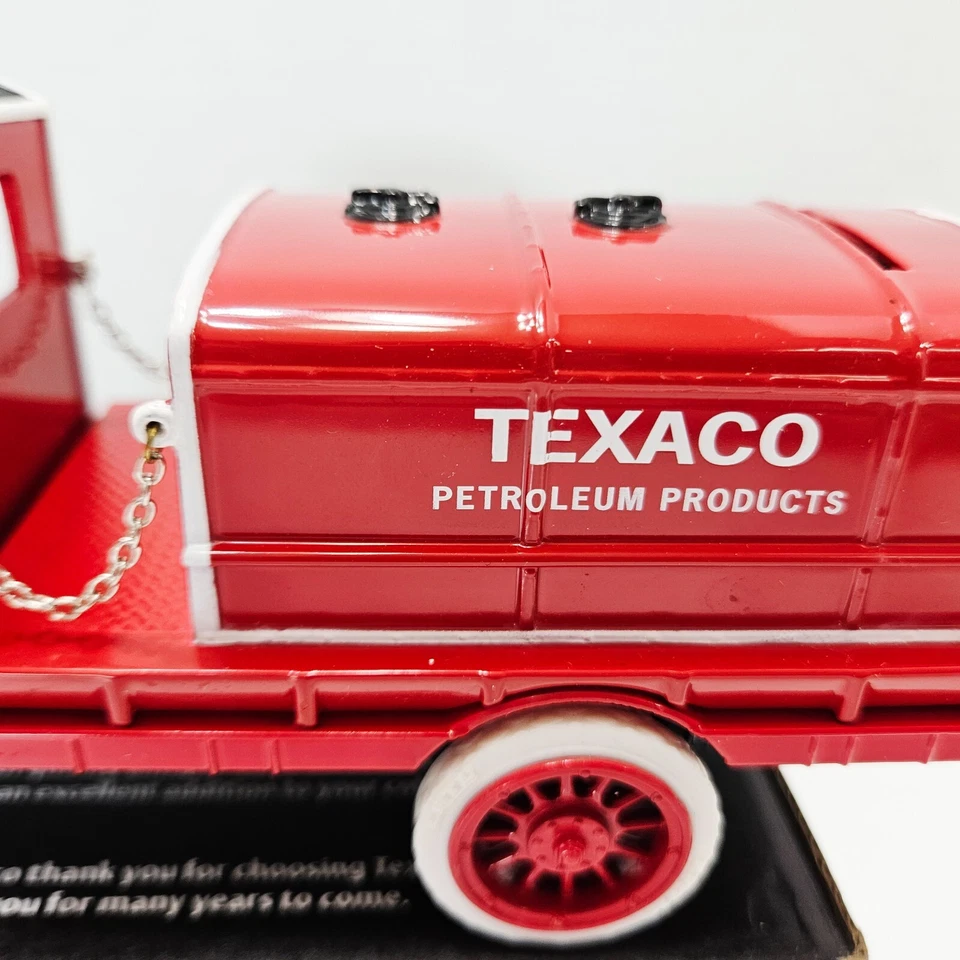 Case of 6 Ertl 1919 GMC Tanker Truck Texaco Die Cast Metal Bank #17 in Series - Image 3 of 4