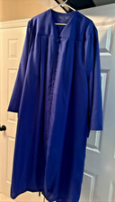 Oak Hall Royal Blue Graduation Gown 6 0 - 6 2 High School College Unisex