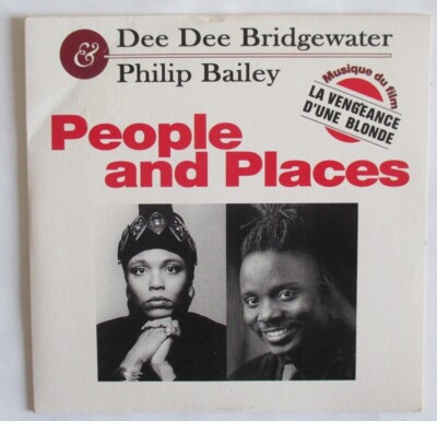 DEE DEE BRIDGEWATER & PHILIP BAILEY - CD SINGLE 2 TITEL ''PEOPLE AND PLACES''