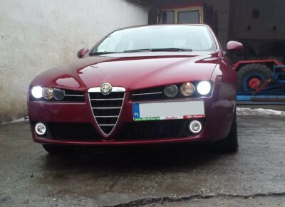 2006-2011 Alfa Romeo Brera and Spider Angel Eye Fog Lamps Lights