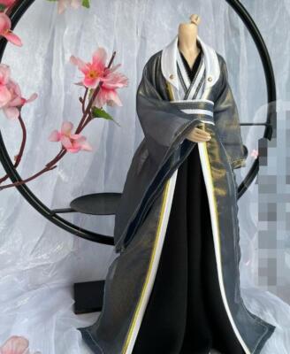 1/6 Action Figures Hanfu Dress Full Set Handmade Costumes for 12Inch Male Body