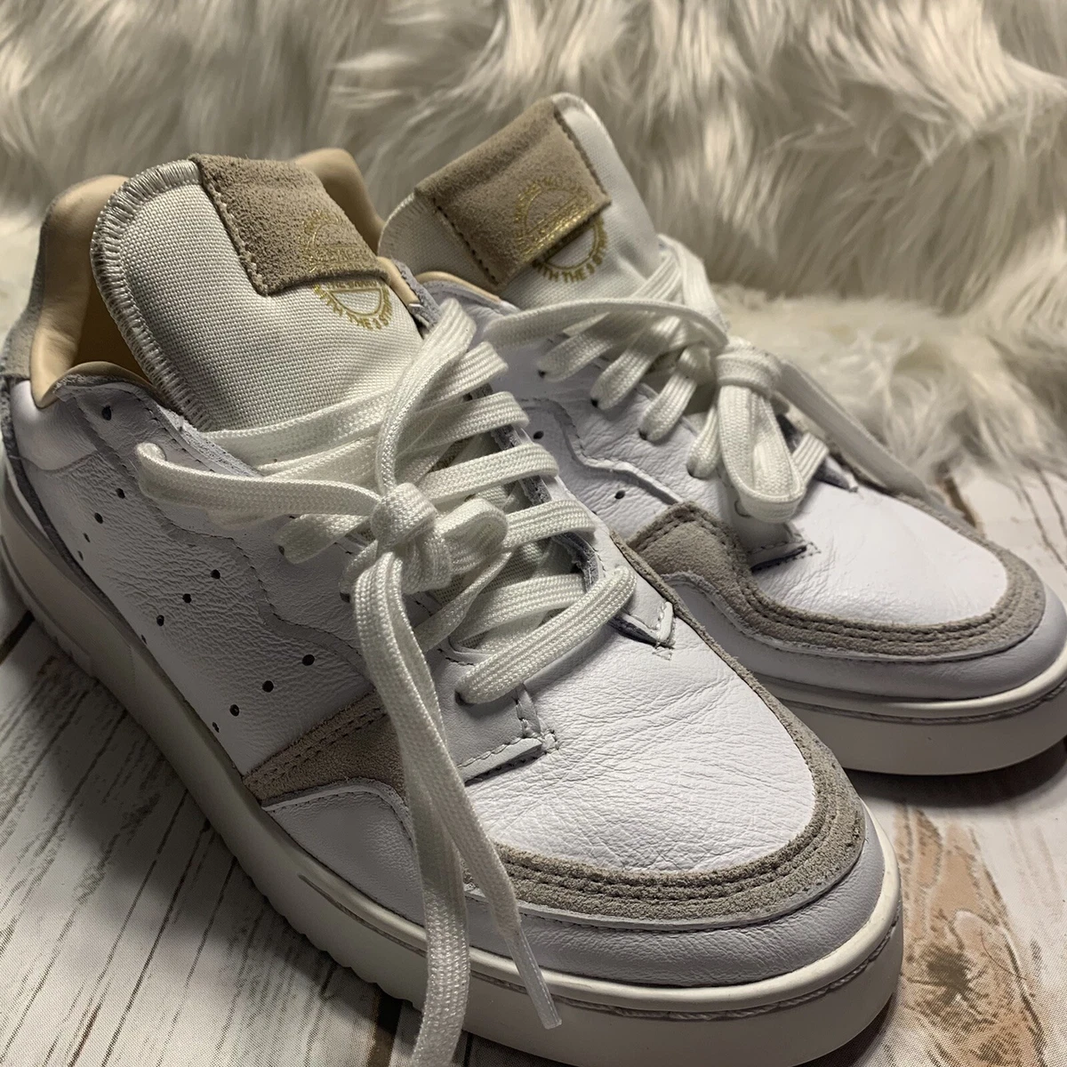 Adidas white cheap supercourt