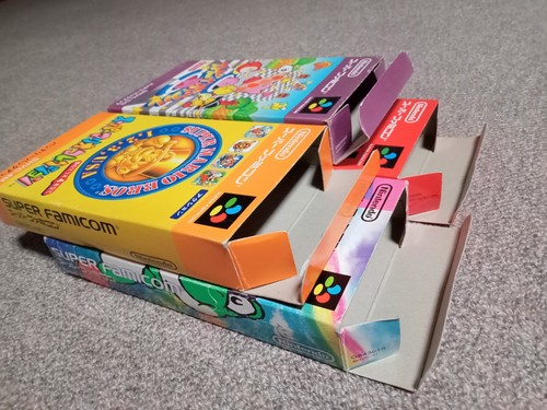 Lot of 4 Super Mario Collection Kirby Bowl Nintendo SFC Super Famicom SNES Japan - Picture 18 of 21