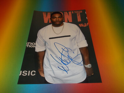 Nelly US Rapper  signed signiert autograph Autogramm auf 20x28 Foto in person