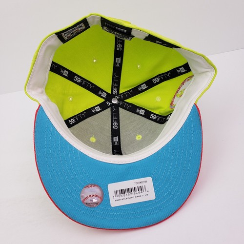 New Era Atlanta Braves 1972 MLB All-Star Game Cyber Highlighter 7 1/2 Fitted Hat - Picture 7 of 8