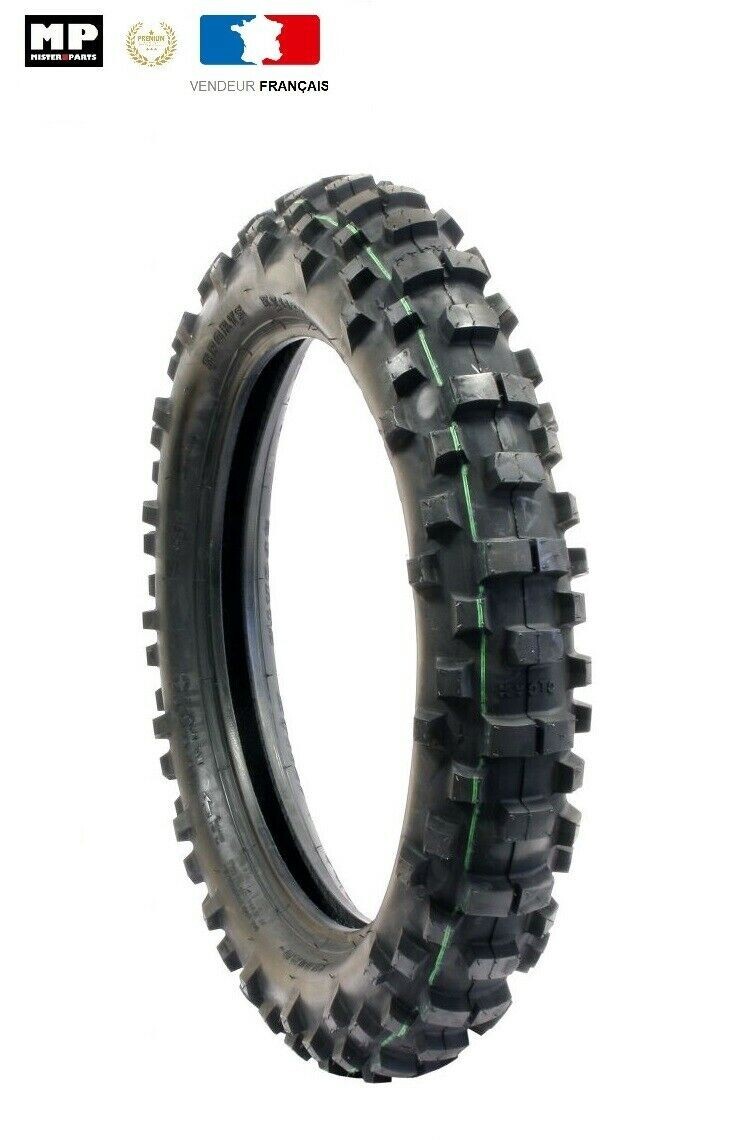 Pneu cross enduro 120/90-18 arrière anti-crevaison pour sols boueux