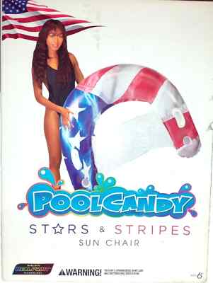 PoolCandy Stars & Stripes Sun Chair 