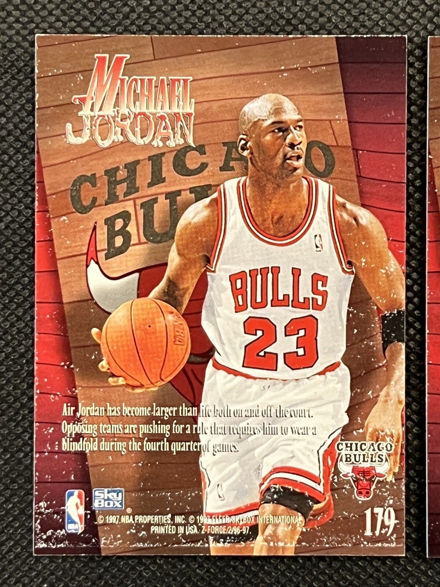 1996-97 Michael Jordan SkyBox Z-Force ZUP #179 Lot x2 | eBay
