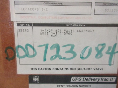 NEW MAXON NATURAL GAS SHUT OFF VALVE 1-1/2" 808 0 70 PSI 115/60 CLUCH/SOLENOID - Picture 19 of 22