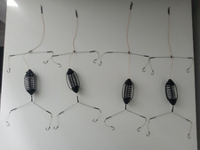 4 pz attrezzatura da pesca 50gr fatta a mano per orata carpa crucian carp 16 ami