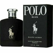 Polo Black by Ralph Lauren 4.2 oz EDT Cologne for Men New In Box Sealed