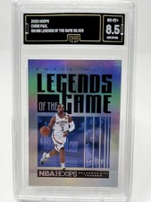 2020 Hoops Chris Paul 88/199 Legends of the Game Silver GMA 8.5