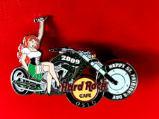 HRC Hard Rock Cafe Oslo St Patricks Day 2009 Girl Chopper Motorcycle LE