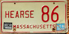 Item photo. Show Listing Details page. Listing 1981 Massachusetts Hearse License Plate Number 86 Tag