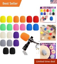 Professional-Grade 20-Pack Microphone Windscreen Covers for Crystal Clear Audio