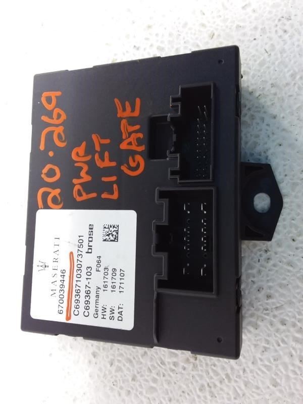 POWER LIFT GATE MODULE MASERATI LEVANTE 2017 861235 ID # 670039446