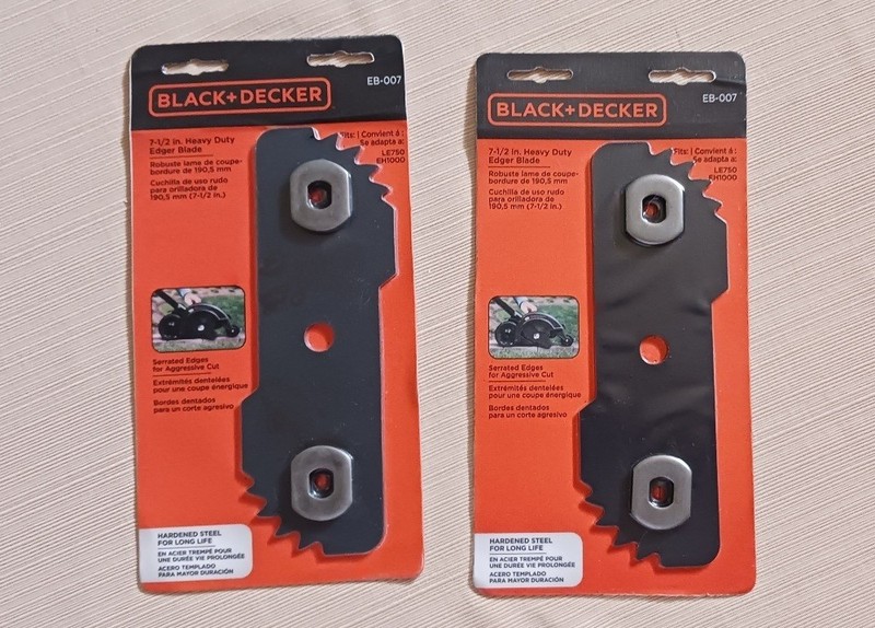 7 1/2 in heavy duty black + decker edger blades EB-007 