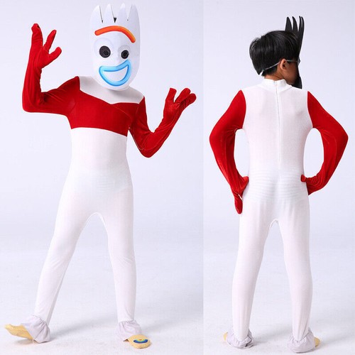 New Kids Toy Story Fogg Forky Cosplay Costume Jumpsuit Anime Child Party Outfit - Picture 1 of 11