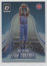2017 Panini Donruss Optic All Clear for Takeoff Holo Prizm Andre Drummond #3 c4q