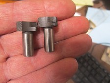 2 NOS Acme #17 ID X 5/16" OD X 3/4" Long Slip Fixed Drill Bushing USA .570" Head