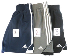 3 Adidas Classic 3-Stripes Shorts Size M 10/12 Lot Of 3