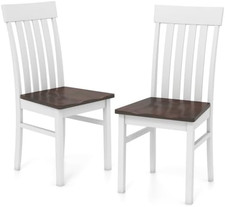 Wooden Dining Chairs with High Backrest