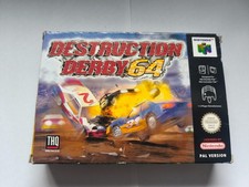 Thumbnail of ebay&reg; auction 188022665057 | Destruction derby 64 OVP CIB Nintendo 64 N64 Box VERPACKUNG SAMMERZUSTAND