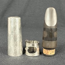 Noblet Paris 2V Hard Rubber Bb Clarinet Mouthpiece, Ligature, Cap