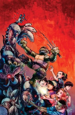 TURTLES TMNT X STRANGER THINGS #3 - 1:25 INCV PE VIRGIN VAR
