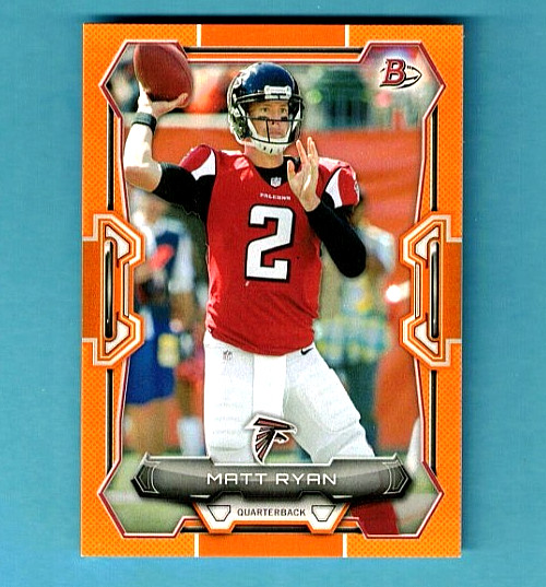 Matt Ryan 2015 Bowman Orange #14 Falcons #d /50 E448