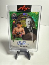 2026 Leaf Metal Presidents Day Raul Rosas Green Auto 1/1