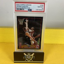 2003-04 Topps Chrome Udonis Haslem RC Rookie Black Refractor /500 PSA 10 POP 5