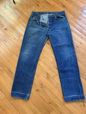 Vintage Levi  s Levi 501 0115 MADE IN USA Tag 36 X 32 Dark Indigo