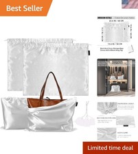 12 Pack Dust Bags for Handbags Storage Silk Cloth Bag With Drawstring Travel ...