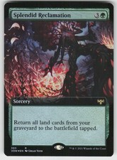 MTG Splendid Reclamation (Extended Art) Foil Innistrad: Crimson Vow #393 NM