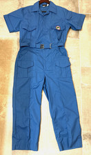 Vintage Coveralls Leisur Alls Short Sleeve Jumpsuit Coverall Mens 42-44 Short