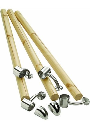 Richard Burbidge KIT03 Fusion Boxed Handlauf Kit-Pine & Chrome