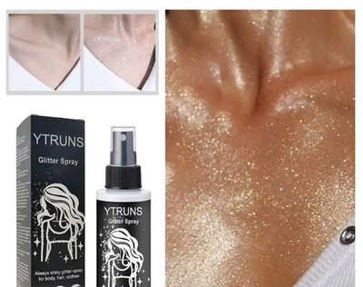 100 ml Hochglanz Glitzer Spray, verwendbar für Körper/Haare/Kleidung