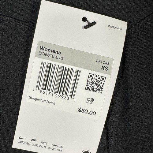 Nike Pants Womens XS Black Flare Mid Rise Tight Fit DQ6616-010 Athletic Yoga Gym - Picture 3 of 10