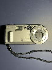 Sony Cyber-shot DSC-P52 3.2MP Digital Camera Silver UNTESTED