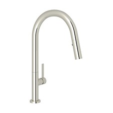 Rohl R7581LMPN-2 Lux Pull-Down Kitchen Faucet Polished Nickel