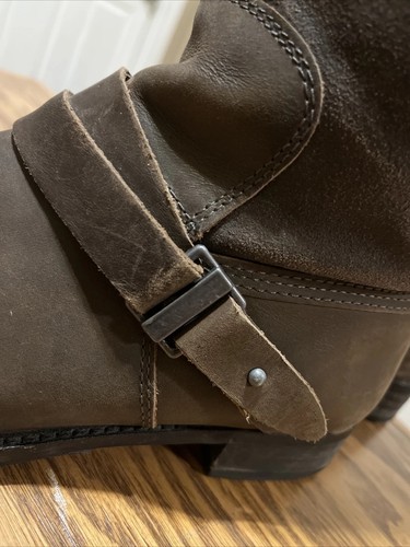 Cat CATERPILLAR HARNESS BOOTS WOMENS Above CALF SZ 7.5 Brown Leather - Picture 3 of 12