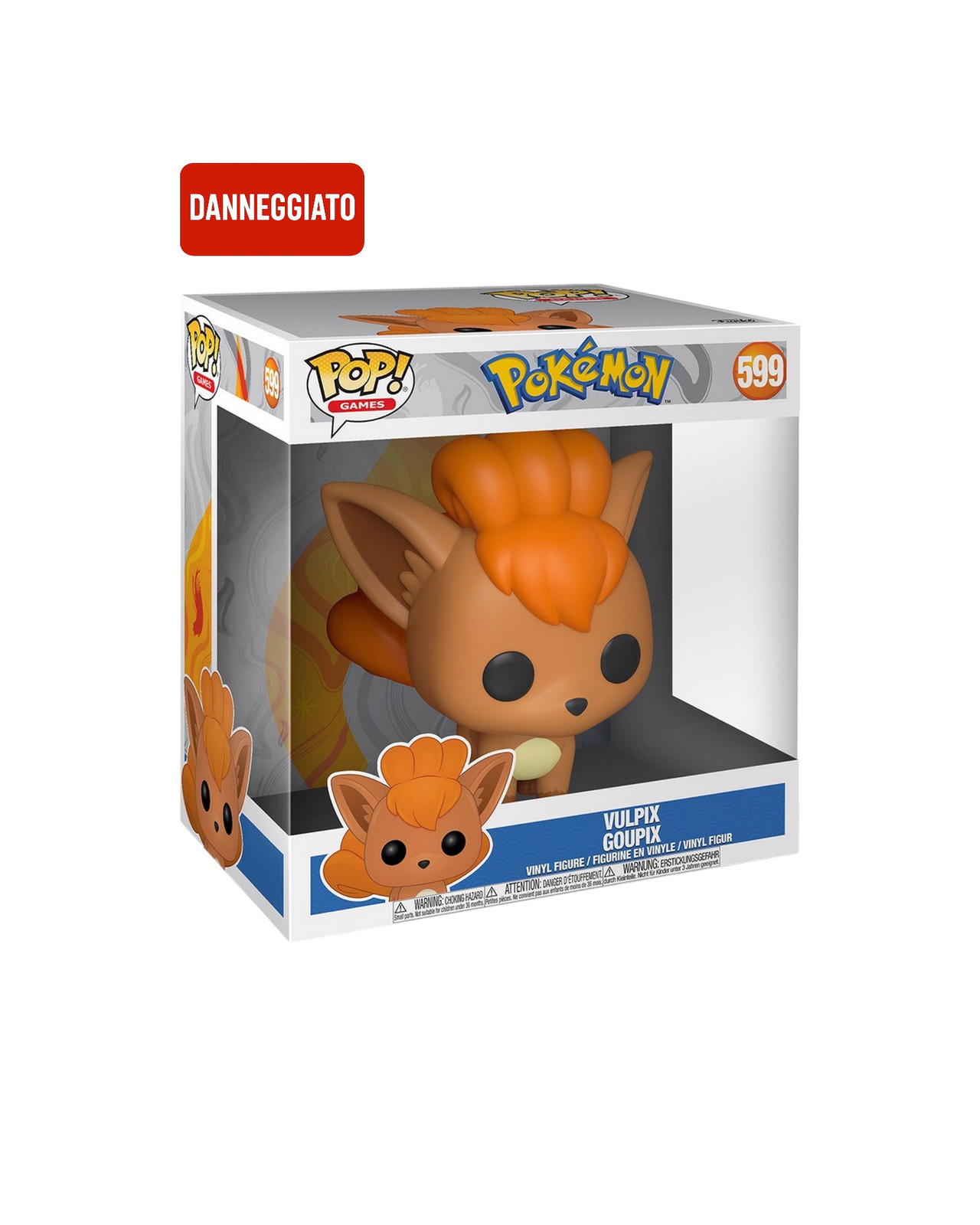 Funko Pop! 599 Vulpix | Jumbo (Scatola danneggiata)