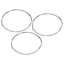 3 Pcs 99.95% High Purity Tungsten Wire, 1mm Dia x 1 Meter Length Metal Coil