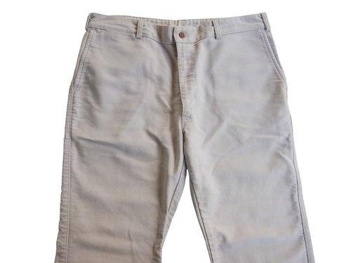 RM Williams Australia 'Longhorn' Men's Vintage White Moleskin Pants Jeans - W36 - Picture 2 of 12